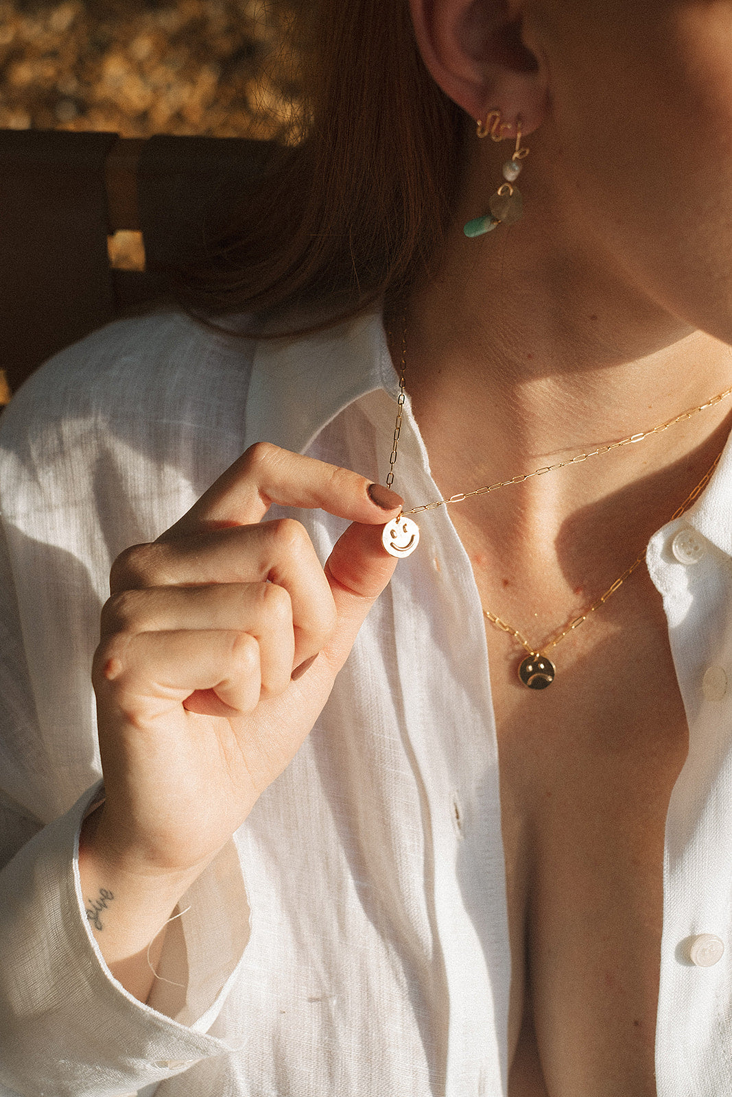 Happy Sad Necklace