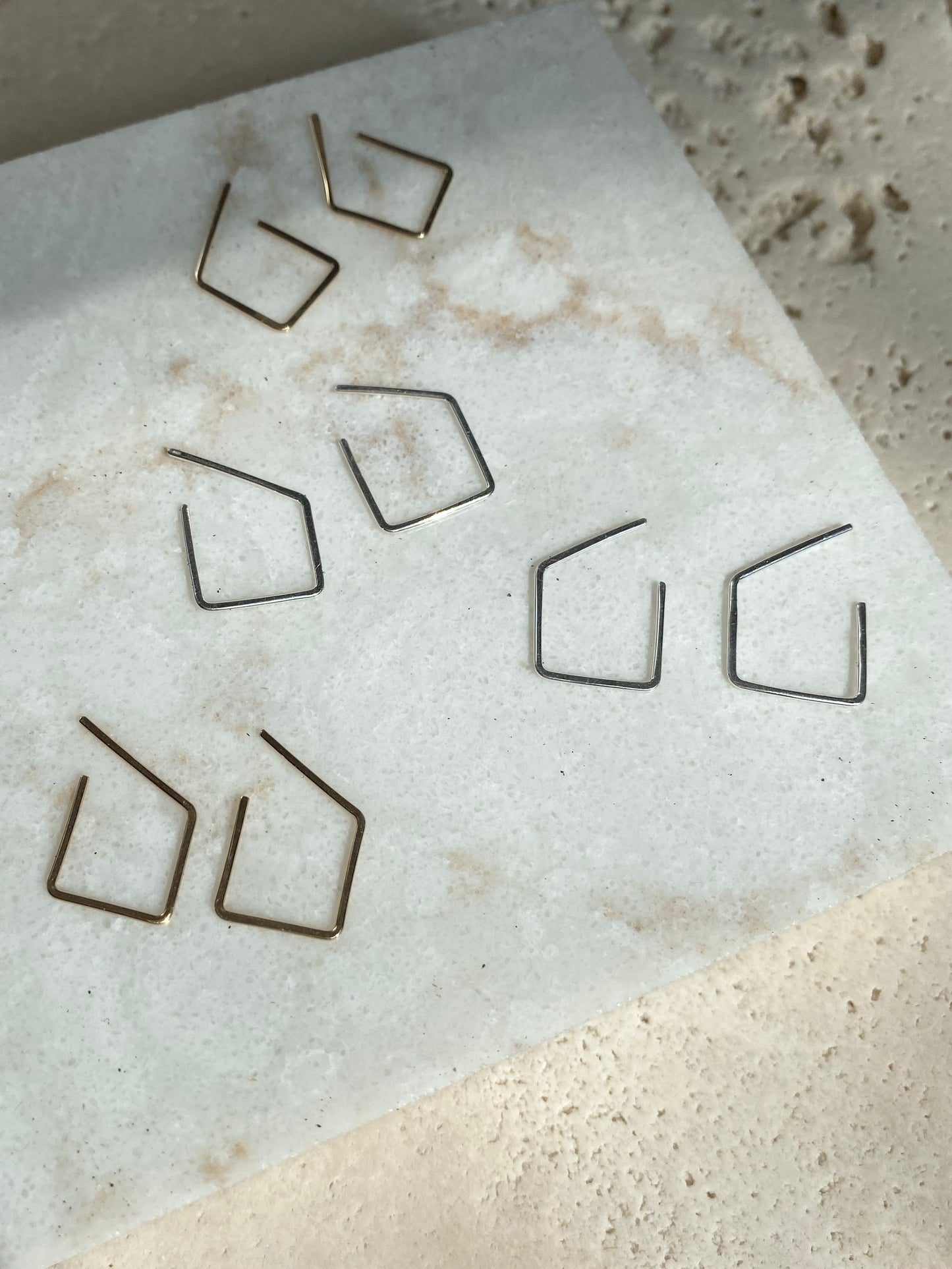 Square Hoop Earrings